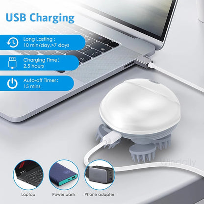 HIVYX™ electric scalp massager