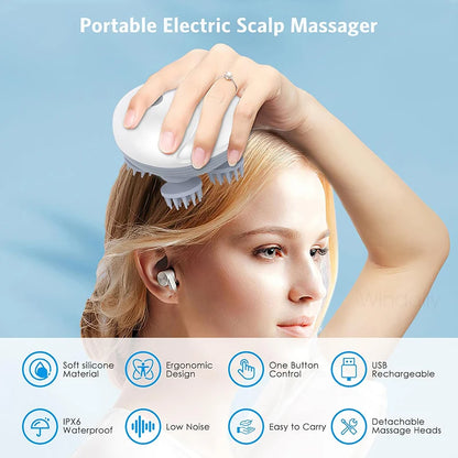 HIVYX™ electric scalp massager